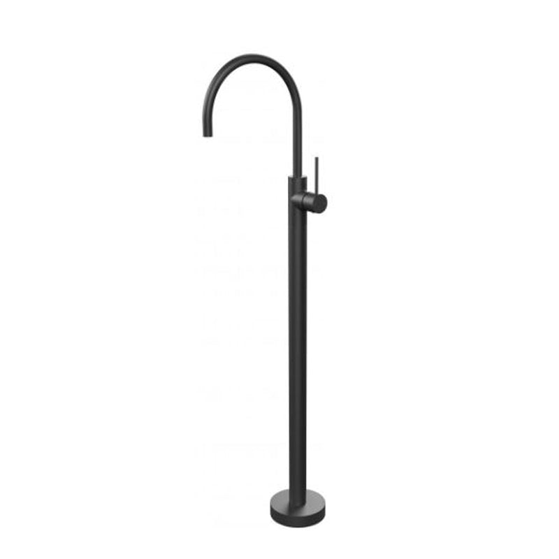 PHOENIX VIVID SLIMLINE FLOOR MOUNTED BATH MIXER - Matte Black