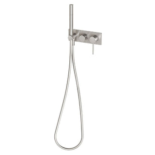 Phoenix Vivid Slimline Wall Shower System burshed nickel