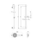 Villeroy & Boch Embrace Trio 110/600 Shower Set specifications