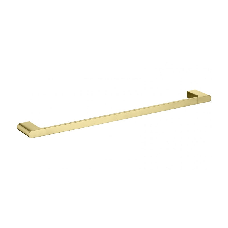 PLD Vantage 800mm Single Towel Rail - Brushed Brass