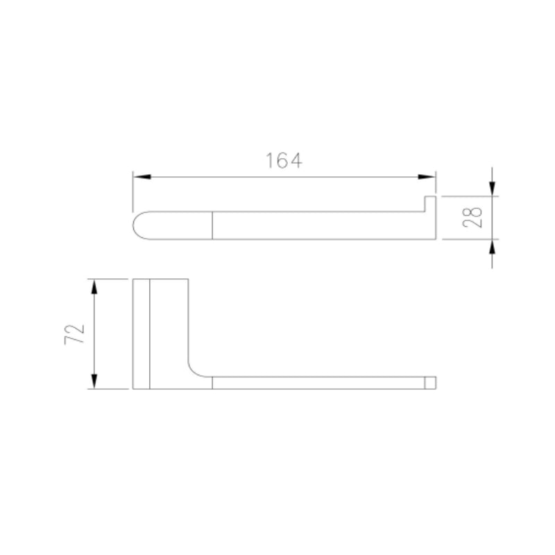 PLD Vantage Toilet Roll Holder -  Specification