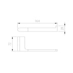 PLD Vantage Toilet Roll Holder -  Specification