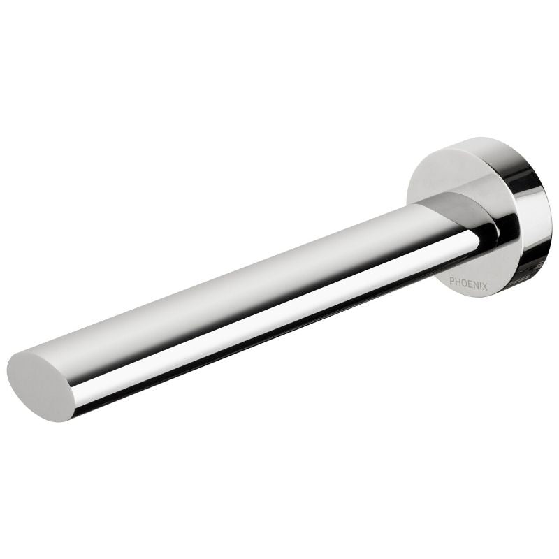 Phoenix Vivid Slimline Oval Wall Outlet 180mm Chrome