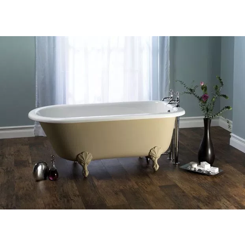 Wessex bath in custom colour buff