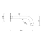 Gareth Ashton 316 Curved Wall Spout Specification