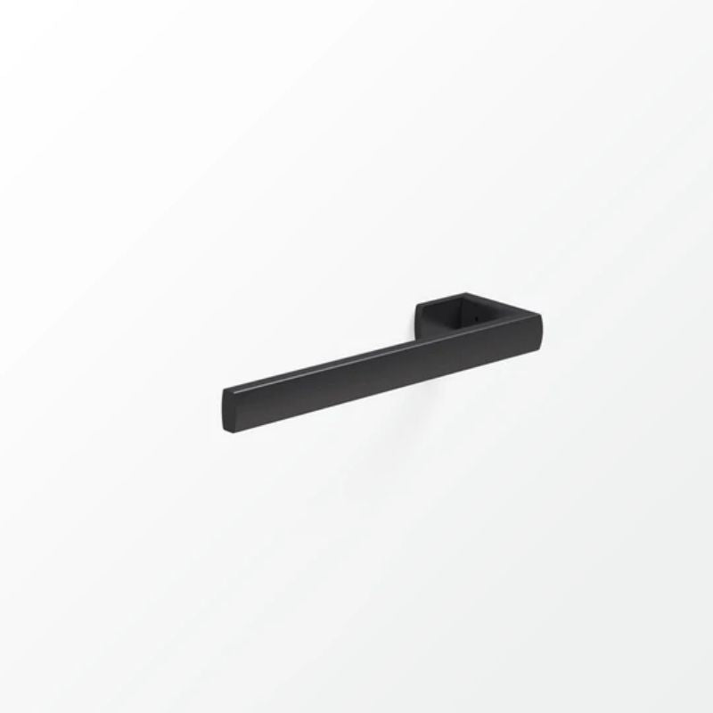 Avenir Xylo Hand Towel Rail Left Facing - Matte Black