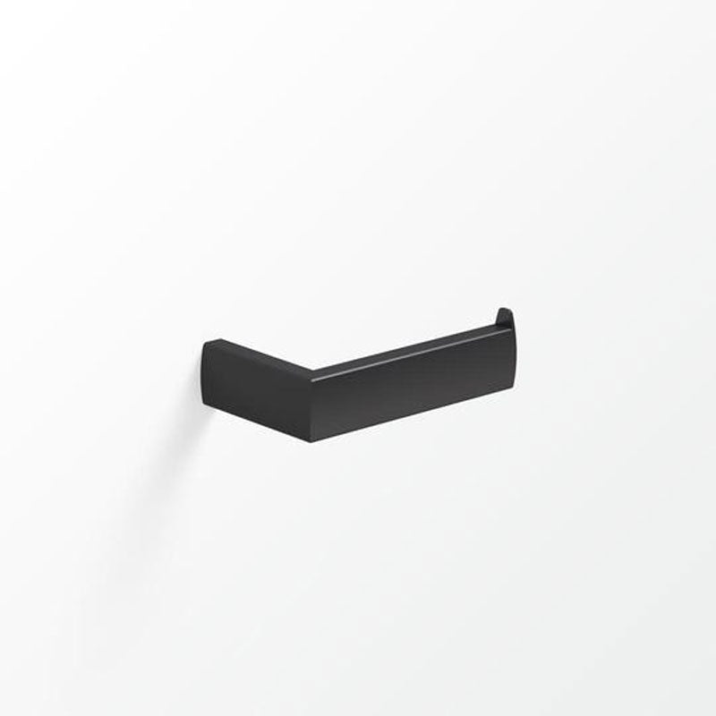 Avenir Xylo Toilet Roll Holder - Right Facing - Matt Black