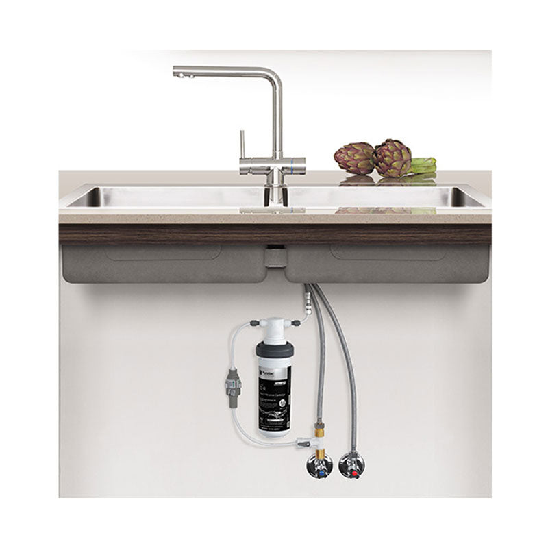 Puretec Quick Twist Undersink Filter using Ultra Z Filtration Technology with Tripla™ T6 LED Mixer Tap