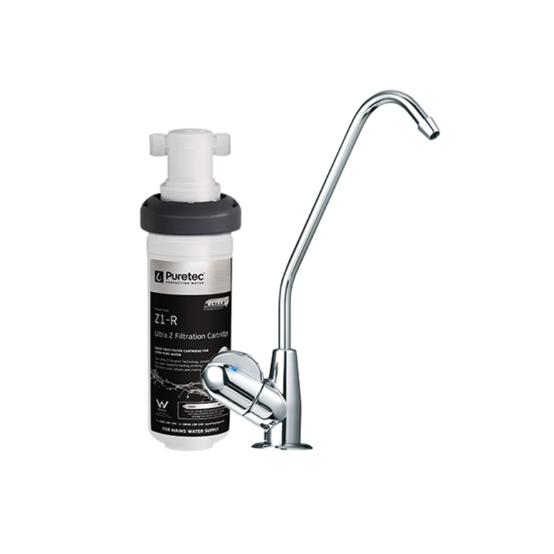 Puretec Z12 Quick-twist Undersink Water Filter System using Ultra Z Filtration Technology