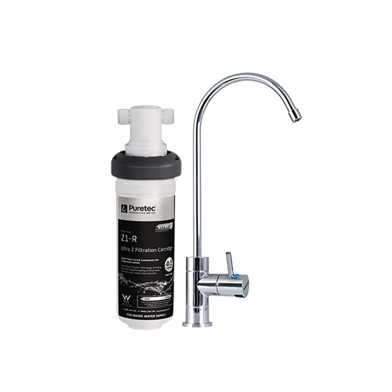 Puretec Quick-twist Undersink Water Filter System using Ultra Z Filtration Technology